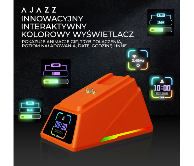 Ajazz AJ179APEX 3950-8K ze stacją dokującą pomarańczowa - 1536389 - zdjęcie 10